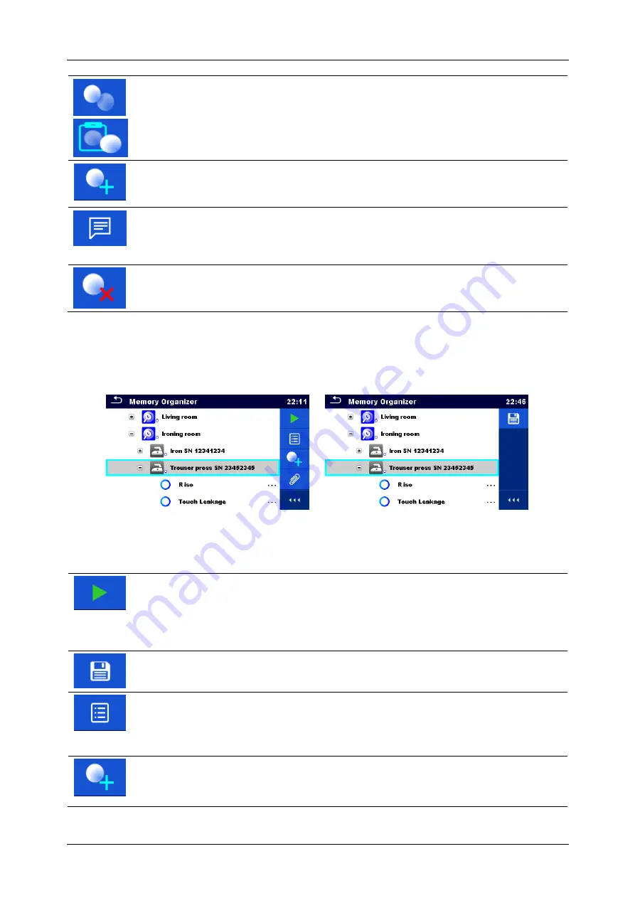 METREL MultiServicerXD MI 3325 Instruction Manual Download Page 55