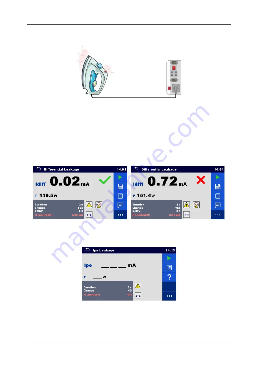 METREL MultiServicerXD MI 3325 Instruction Manual Download Page 97