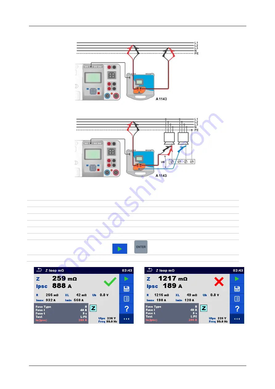 METREL MultiServicerXD MI 3325 Instruction Manual Download Page 111