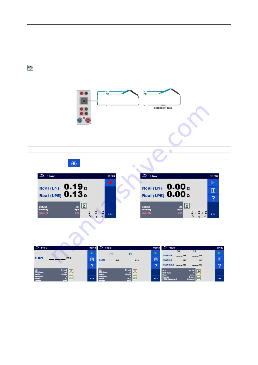 METREL MultiServicerXD MI 3325 Instruction Manual Download Page 126