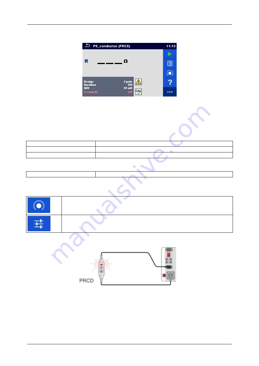 METREL MultiServicerXD MI 3325 Instruction Manual Download Page 128