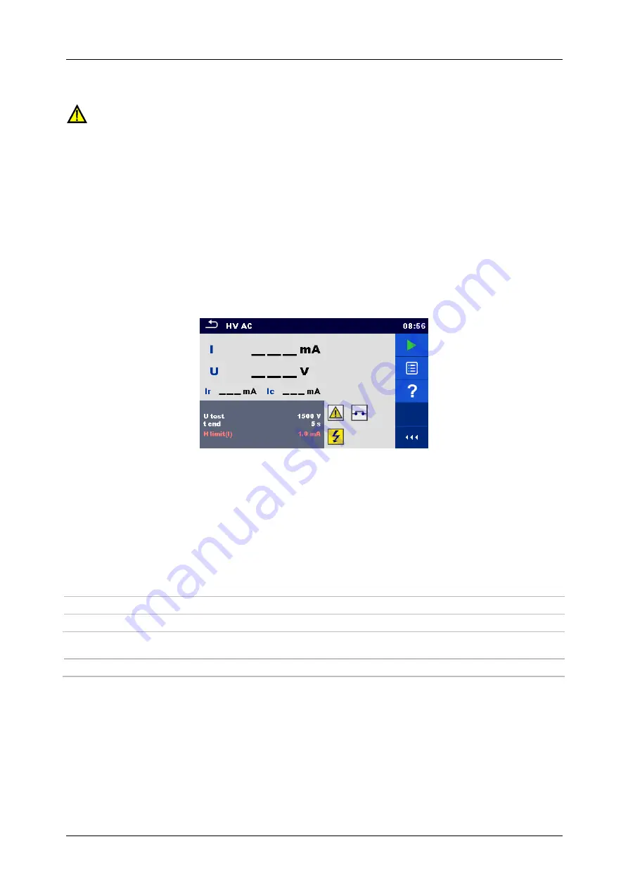 METREL MultiServicerXD MI 3325 Instruction Manual Download Page 136