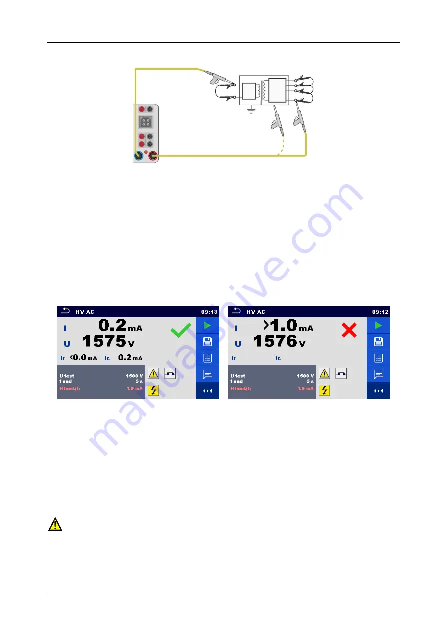 METREL MultiServicerXD MI 3325 Instruction Manual Download Page 137