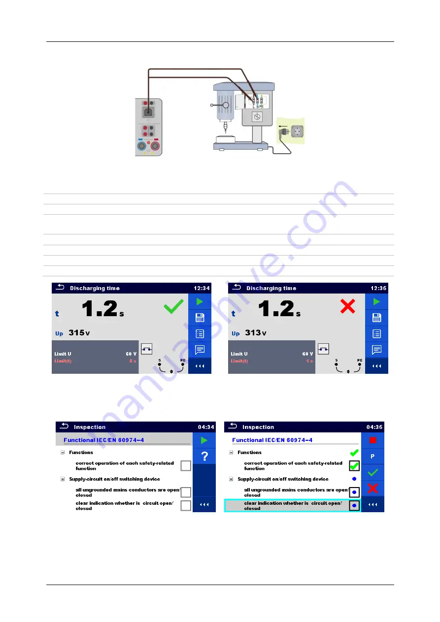 METREL MultiServicerXD MI 3325 Instruction Manual Download Page 145