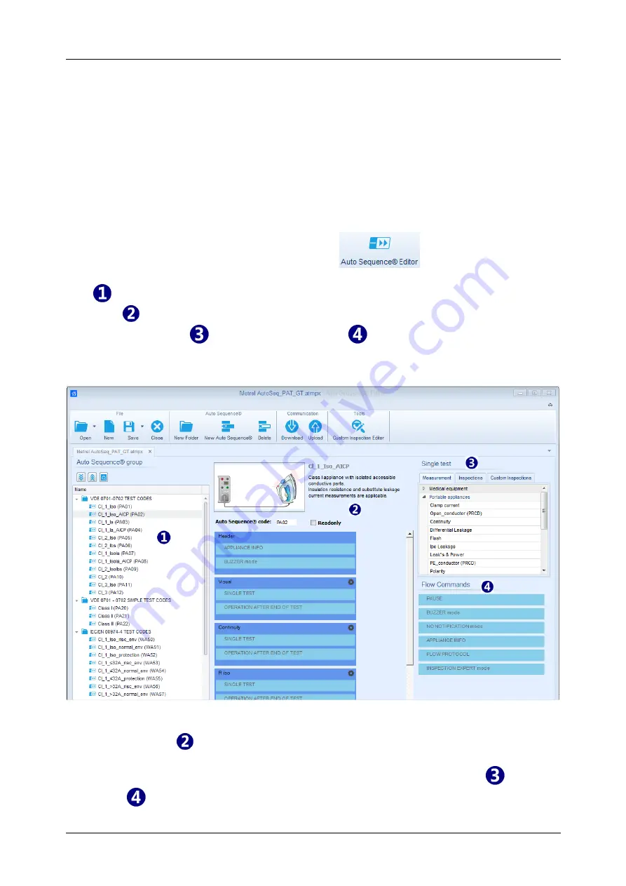 METREL MultiServicerXD MI 3325 Instruction Manual Download Page 197