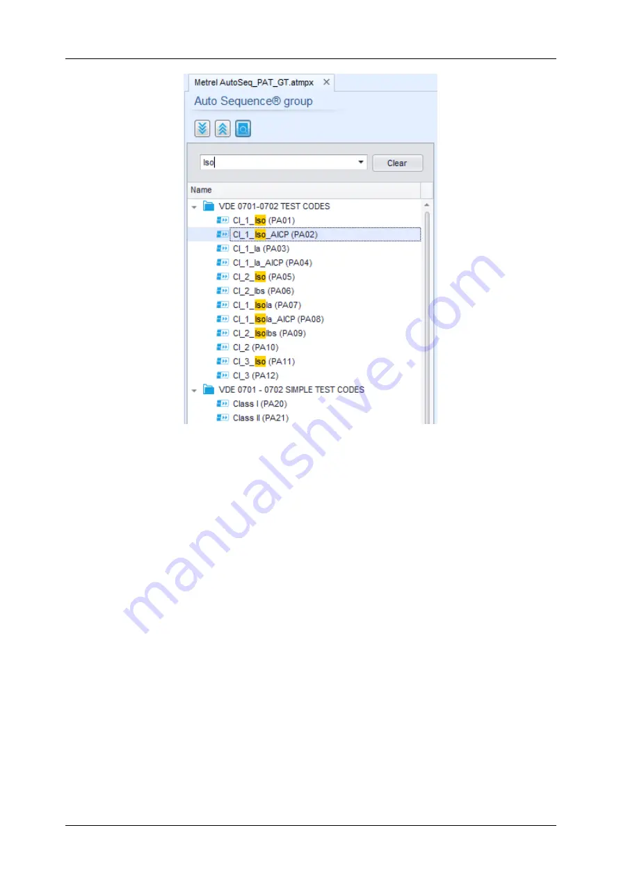 METREL MultiServicerXD MI 3325 Instruction Manual Download Page 201