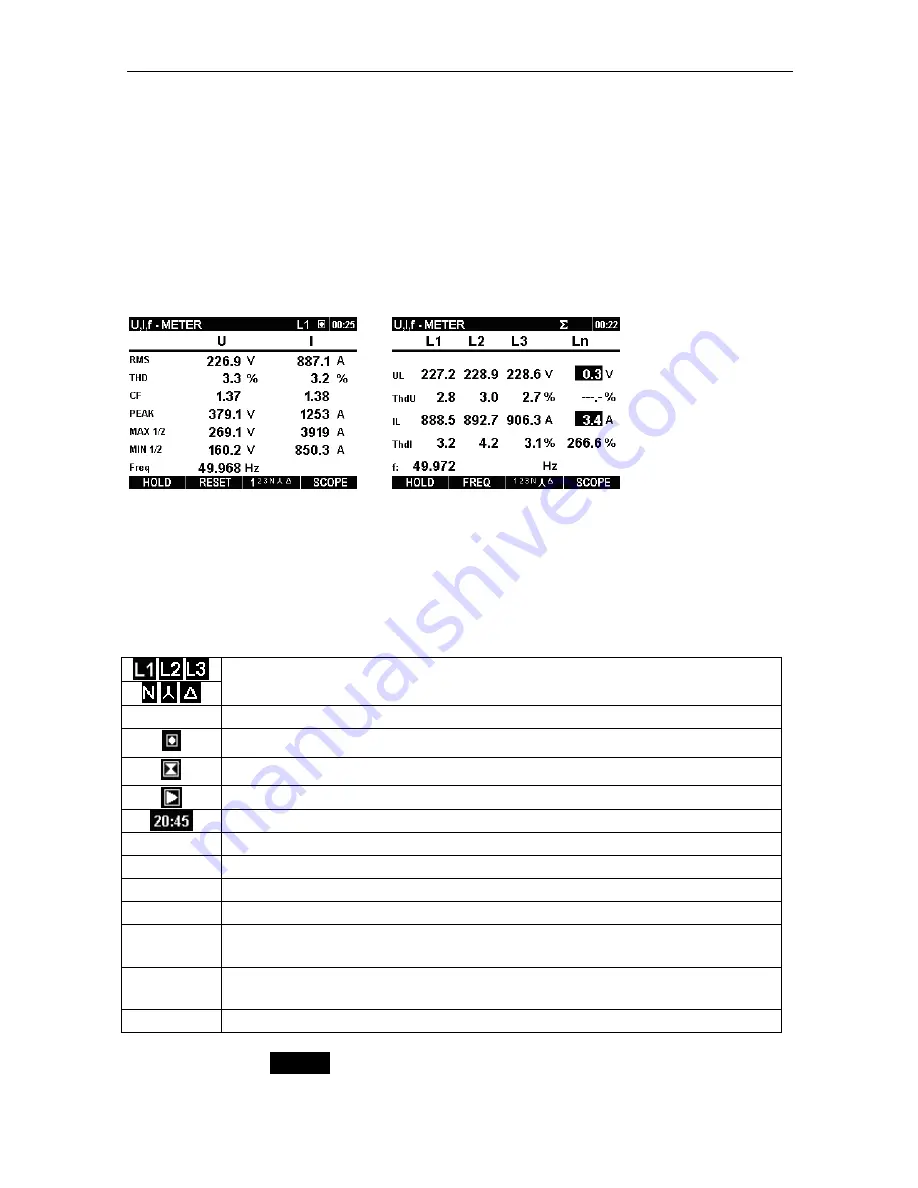 METREL PowerQ4MI 2592 Instruction Manual Download Page 17