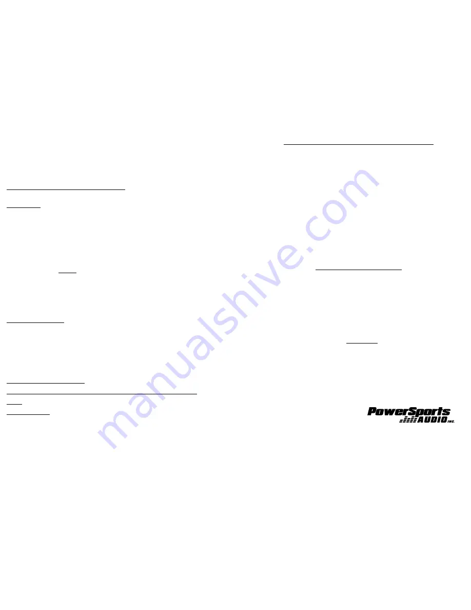 Metrix Audio UTV 1 Installation Manual Download Page 2