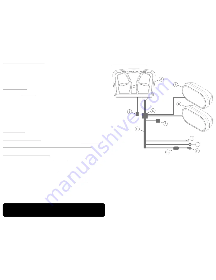 Metrix MA-4BT Installation Manual Download Page 3