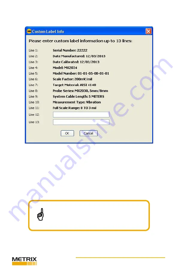 Metrix MX2033 Operation And Maintenance Manual Download Page 17