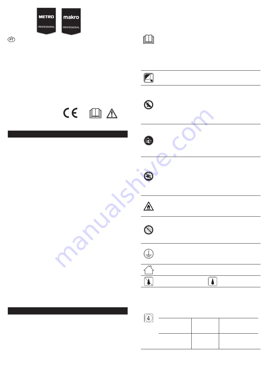 METRO PROFESSIONAL GFR4600 Instruction Manual Download Page 49