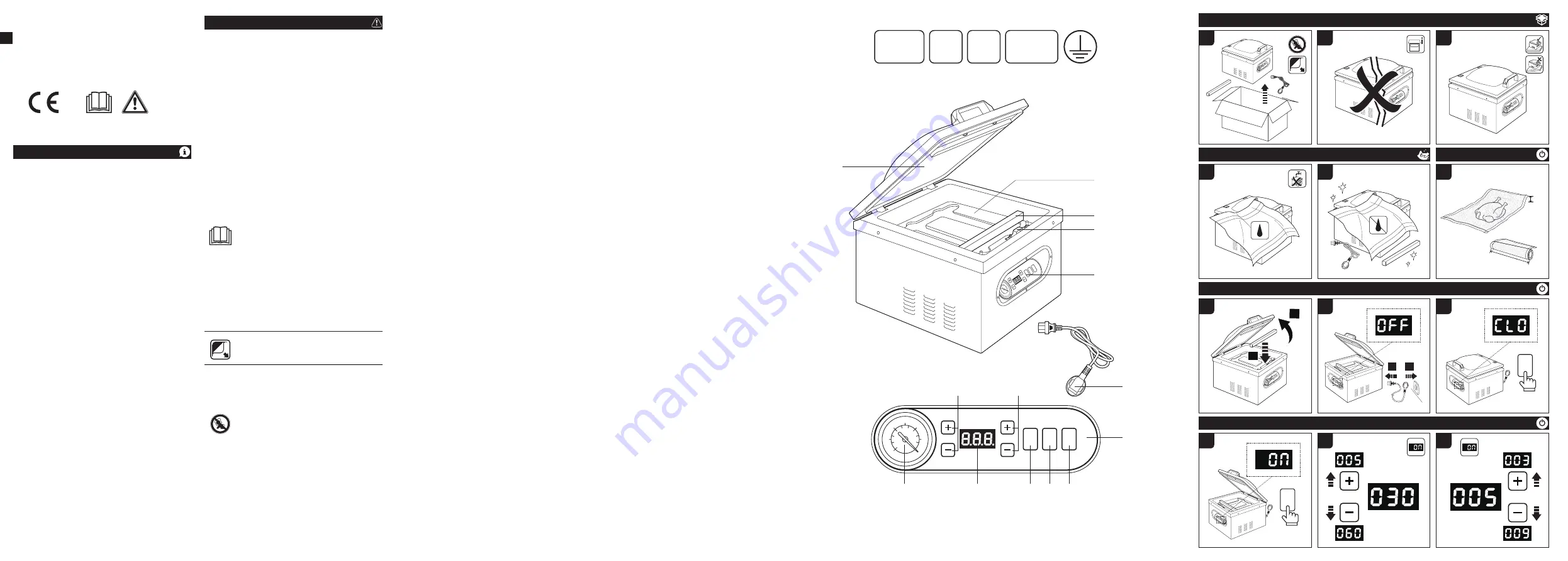 METRO PROFESSIONAL makro professional GVS1000 Скачать руководство пользователя страница 2