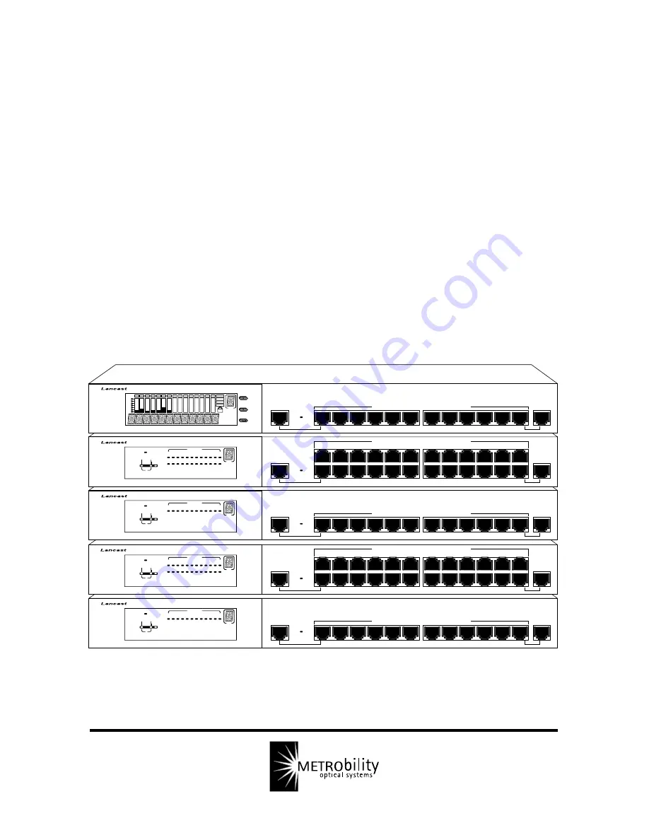 METRObility Optical Systems CenturyStack 8112-01-M Скачать руководство пользователя страница 1