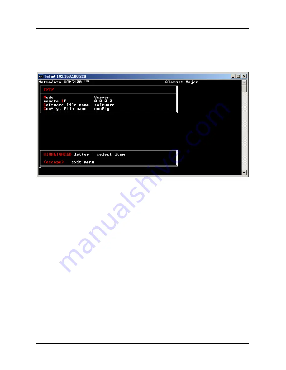 Metrodata WCM5100 Quick Start Manual Download Page 62