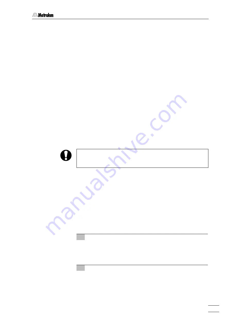 Metrohm 2.792.0020 Basic IC Instructions For Use Manual Download Page 22