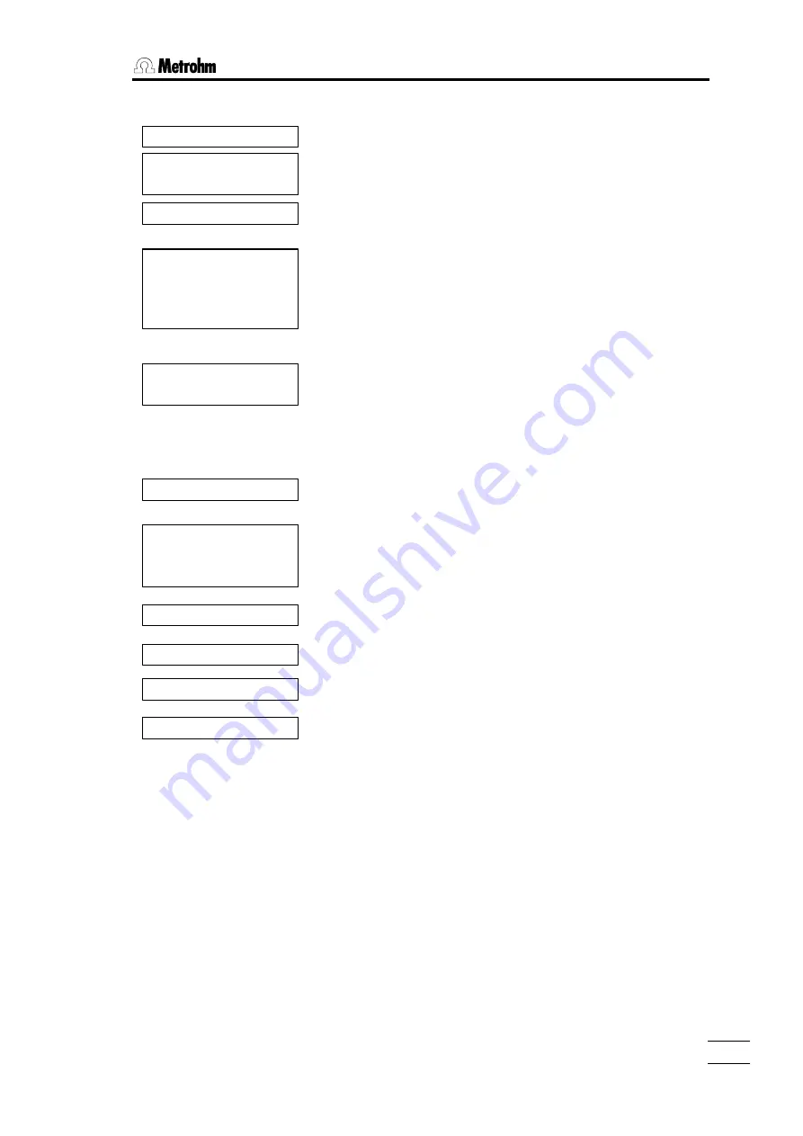 Metrohm 785 DMP Titrino Instructions For Use Manual Download Page 32