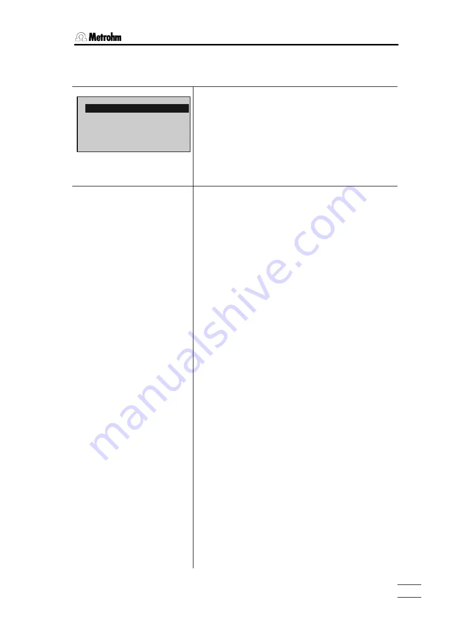 Metrohm 785 DMP Titrino Instructions For Use Manual Download Page 36