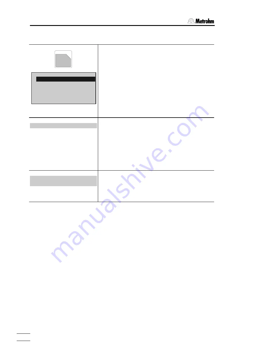 Metrohm 785 DMP Titrino Instructions For Use Manual Download Page 51