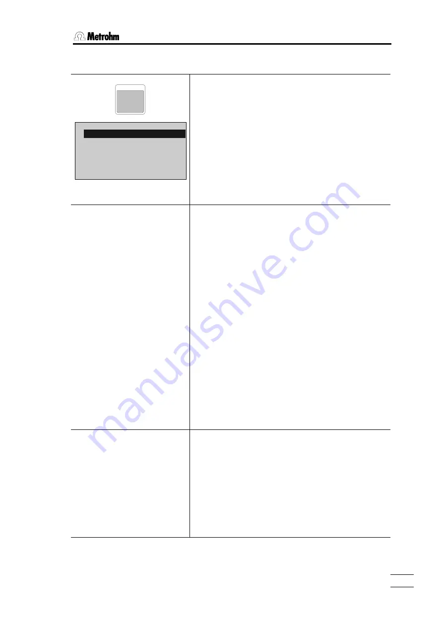 Metrohm 785 DMP Titrino Instructions For Use Manual Download Page 64