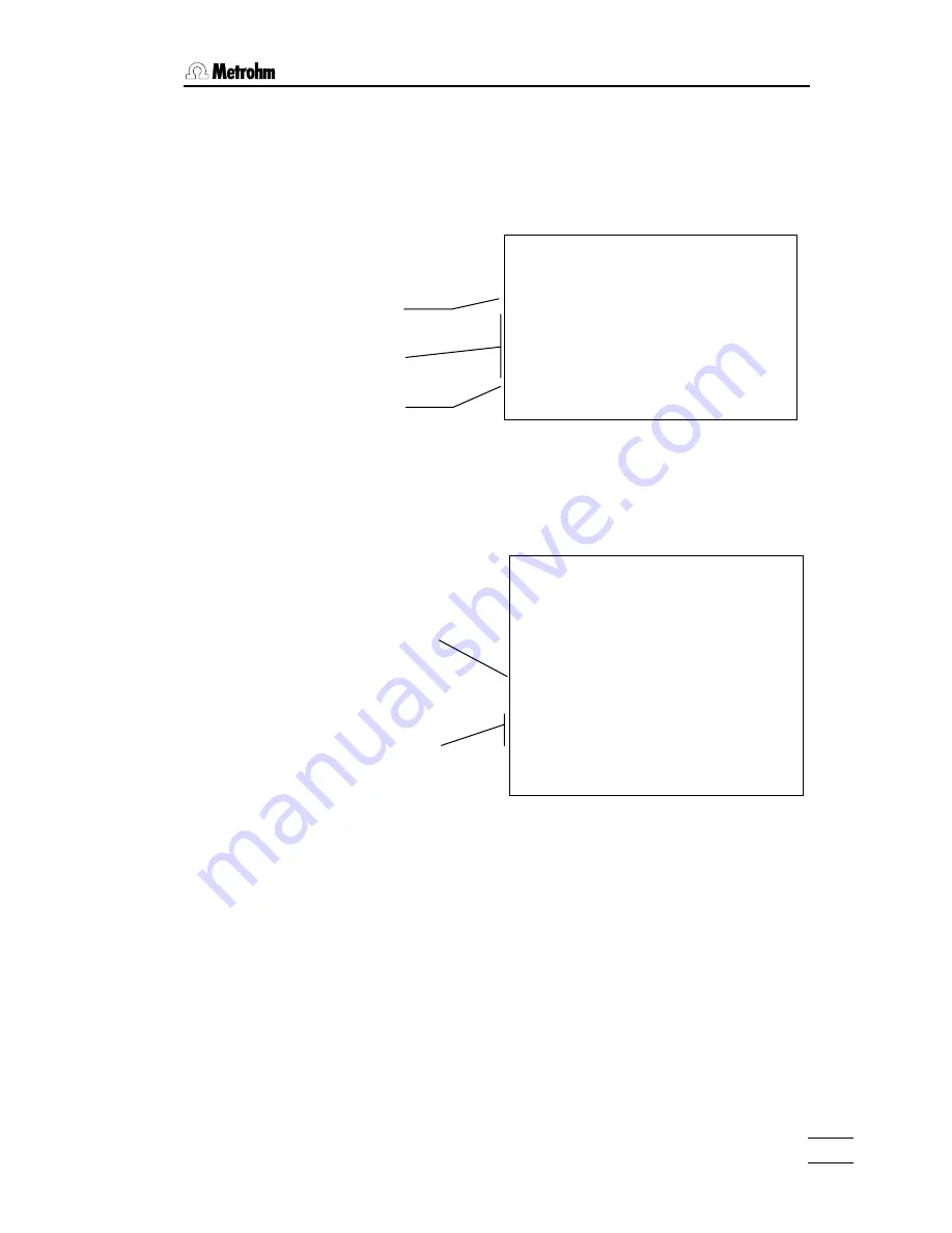 Metrohm 799 GPT Titrino Short Instructions For Use Download Page 11