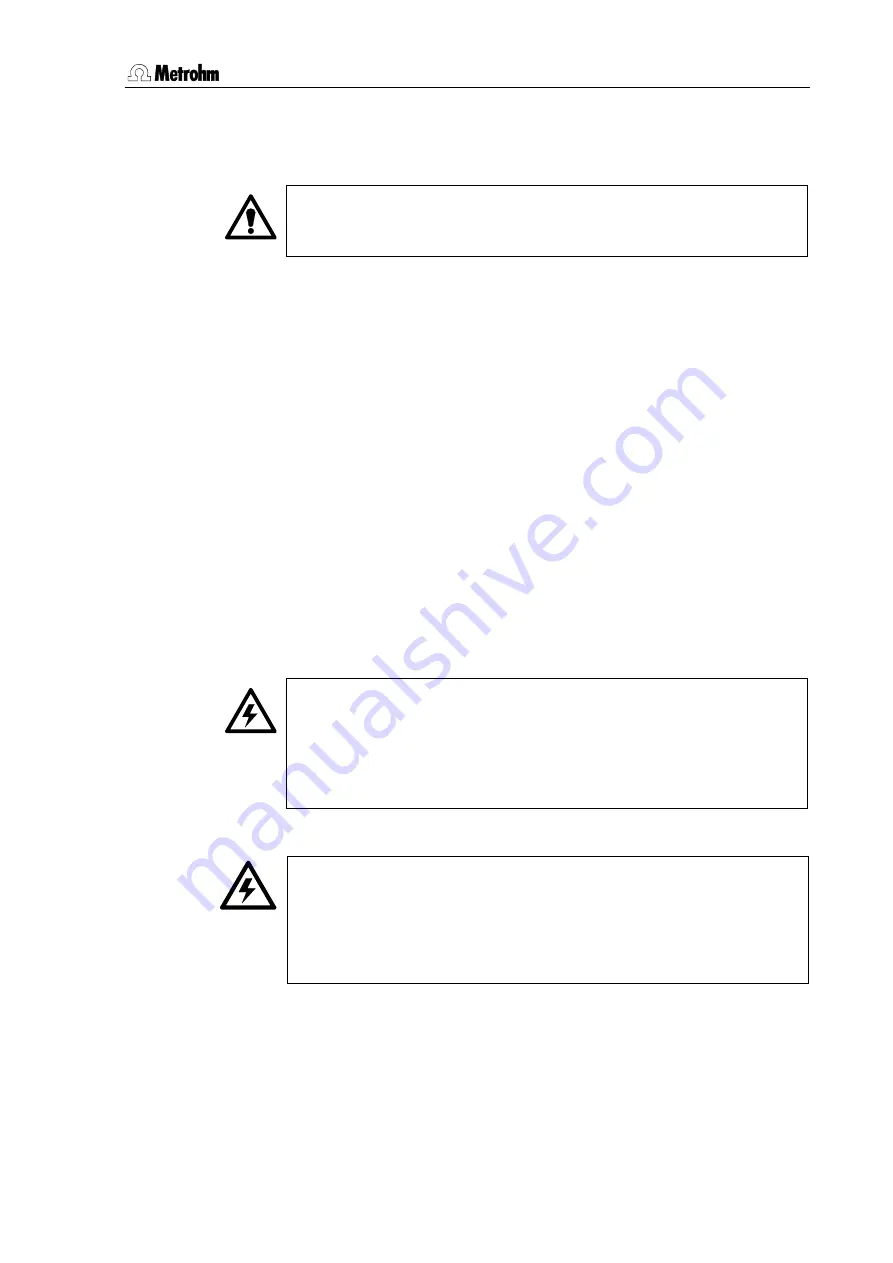 Metrohm 838 Advanced Sample Processor Installation Instructions Manual Download Page 15