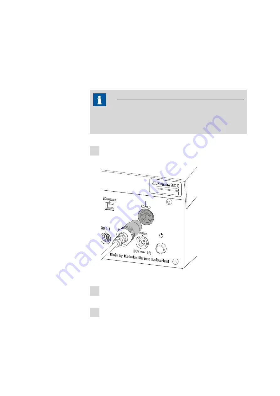 Metrohm 916 Ti-Touch Manual - Short Instructions Download Page 21