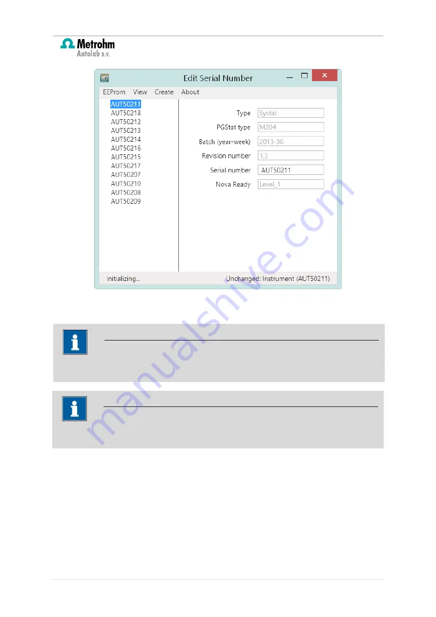 Metrohm AUTOLAB MULTI M101 Manual Download Page 21