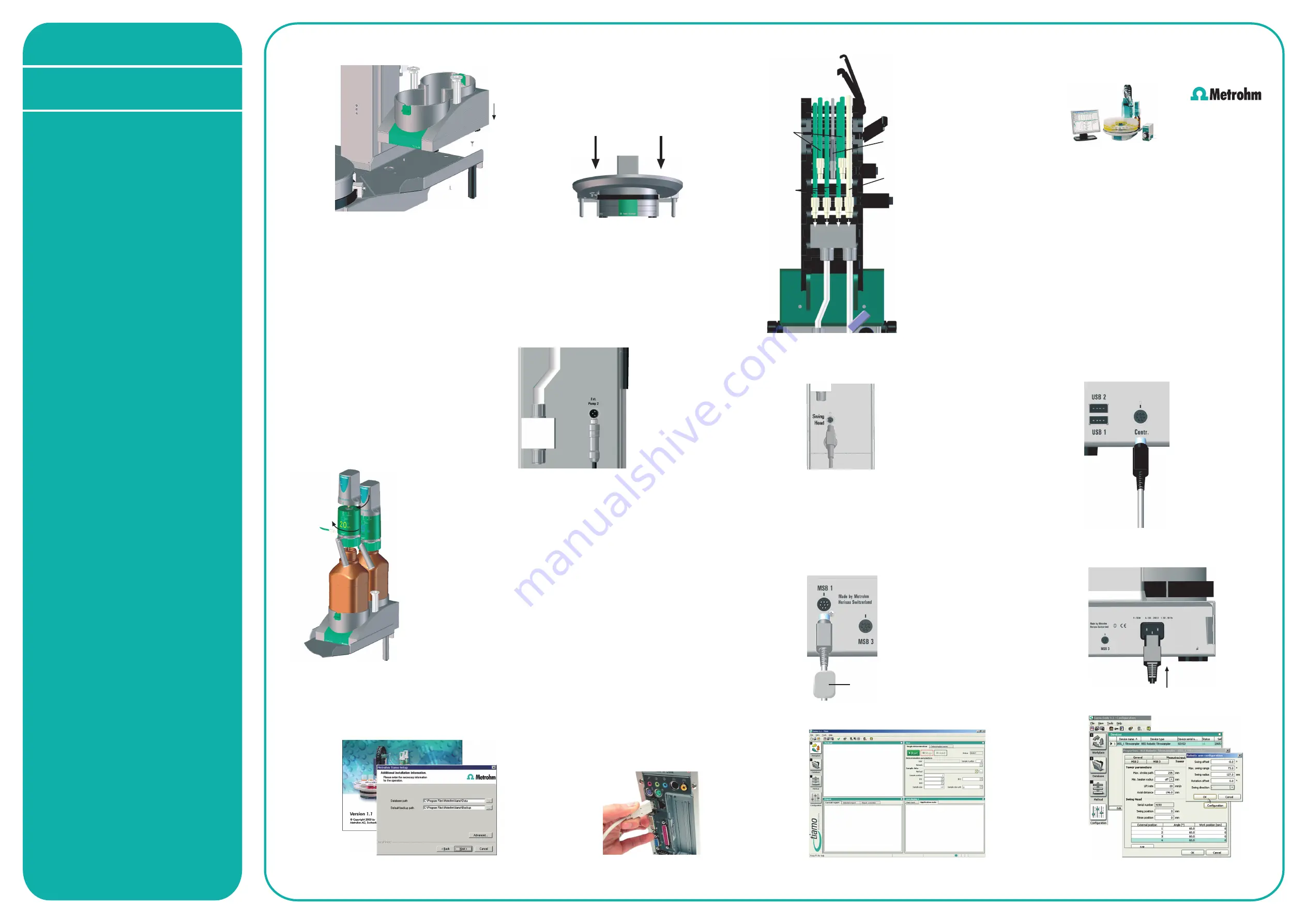 Metrohm Robotic TAN Analyzer Installation Overview Download Page 1