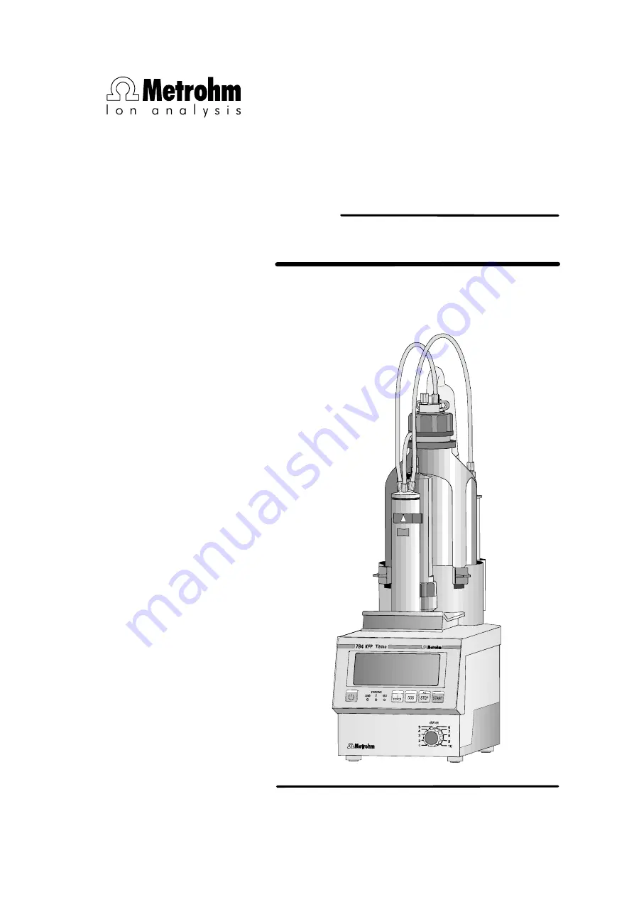 Metrohm Titrino 784 KFP Instructions For Use Manual Download Page 1