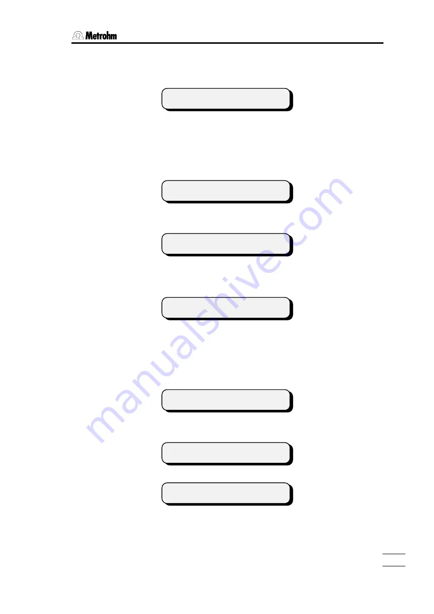 Metrohm Titrino 784 KFP Instructions For Use Manual Download Page 110