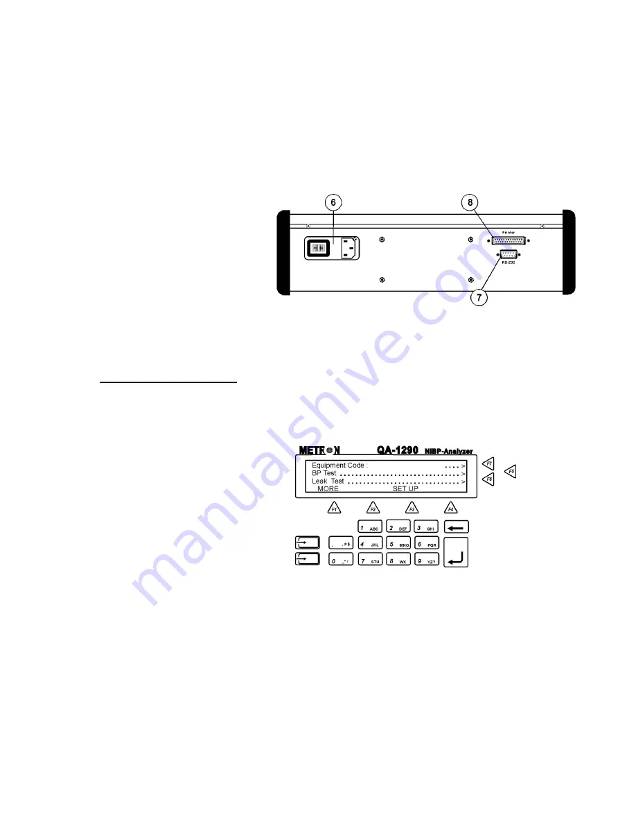 METRON QA-1290 User & Service Manual Download Page 16