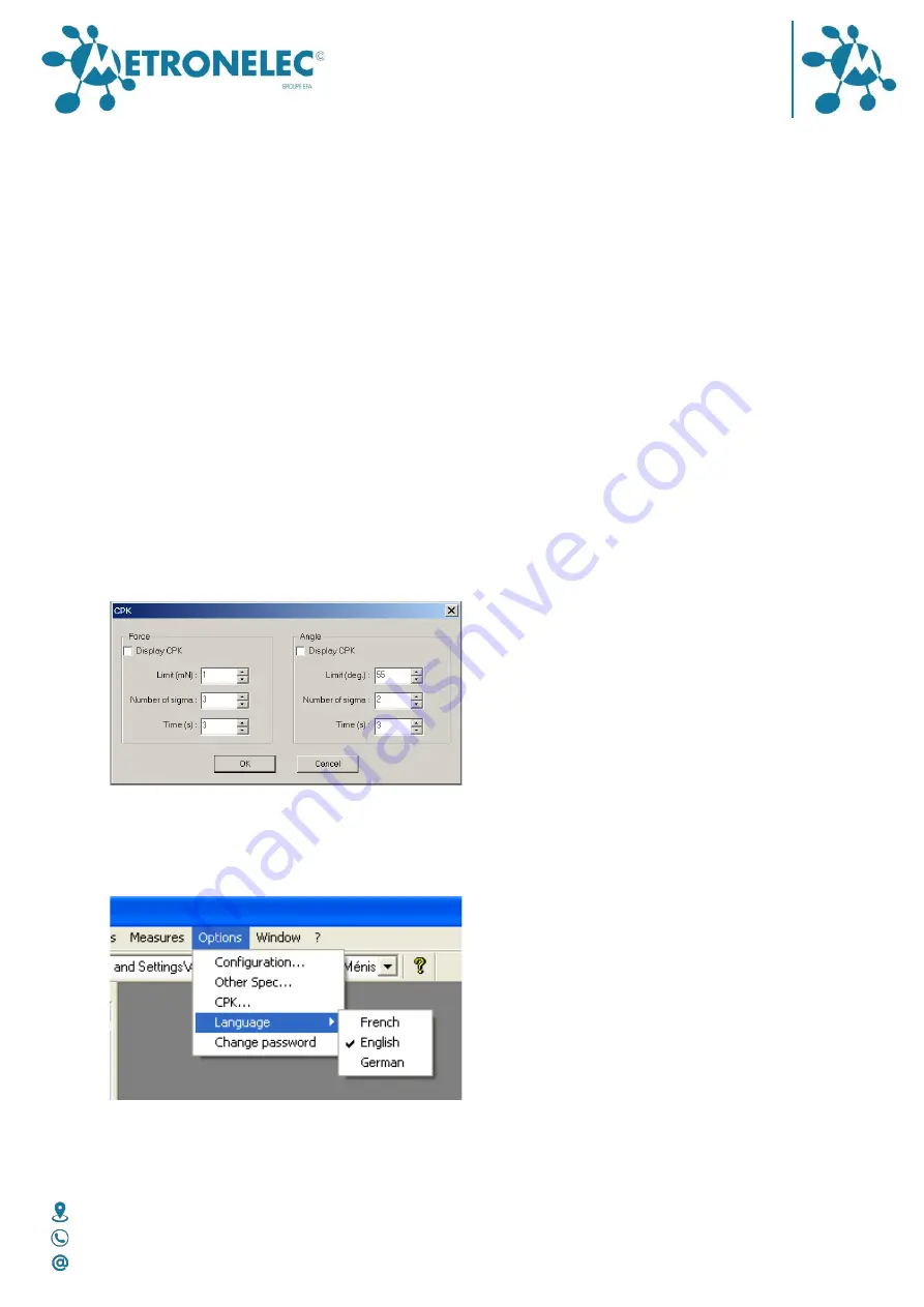 Metronelec MENISCO ST88 NEO User Manual Download Page 42