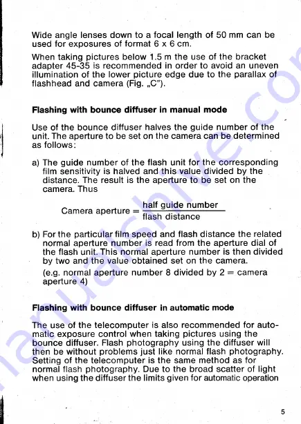 Metz MECABLITZ REFLEXSCHIRM 60-30 Operating Instructions Manual Download Page 10