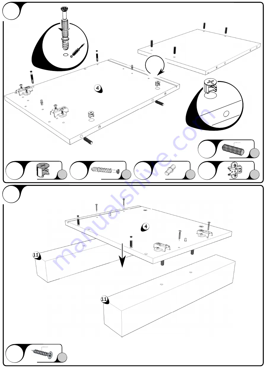 meubar ATELIER TV7 Assembly Instruction Manual Download Page 4