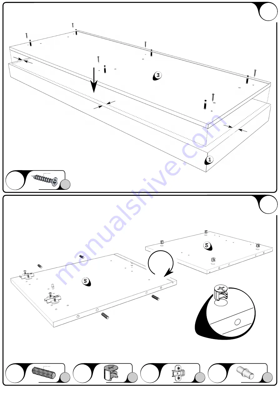 meubar BRISTOL TV6V Assembly Instruction Manual Download Page 3