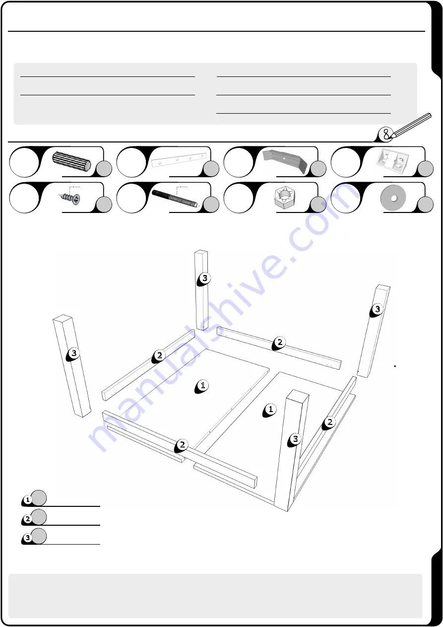 meubar VT13 Assembly Instruction Manual Download Page 8