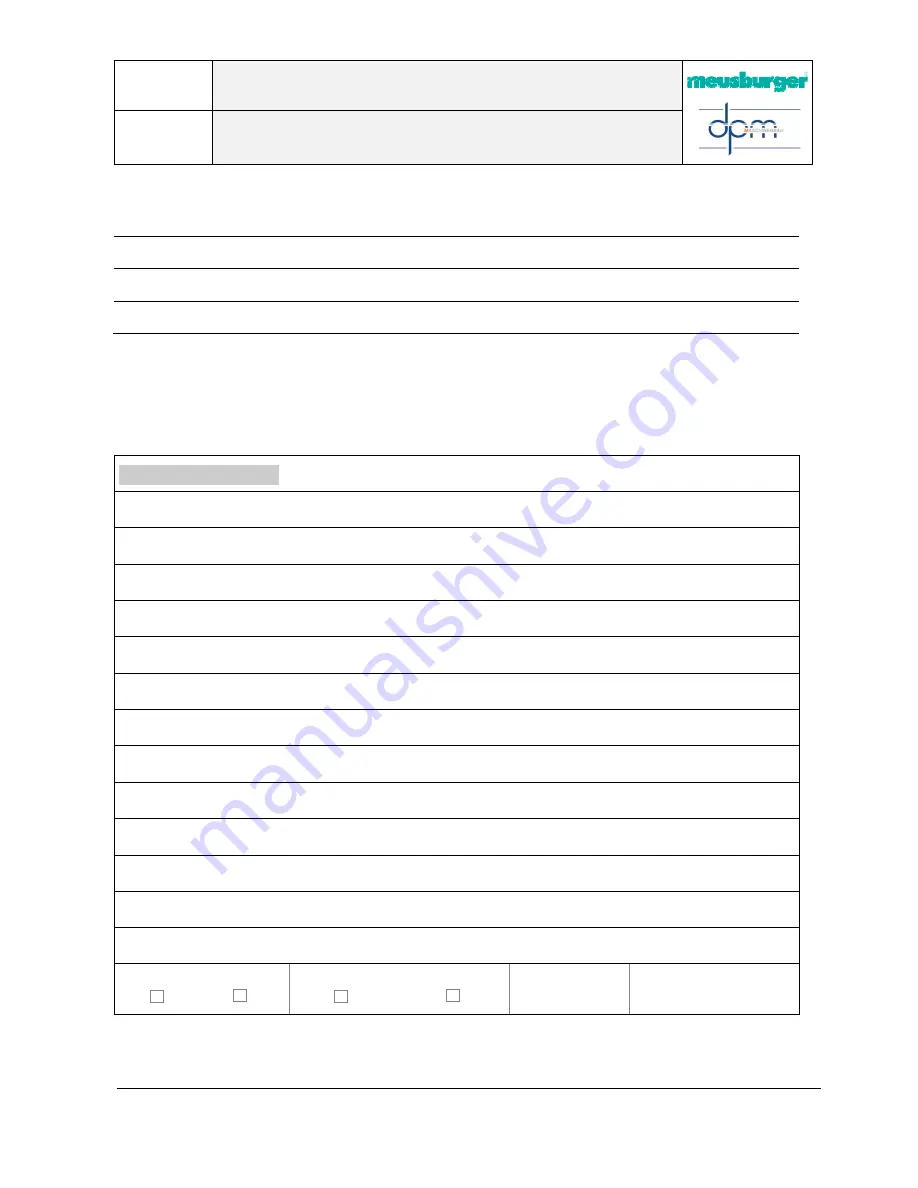 Meusburger GMT 6000 Operating Manual Download Page 43