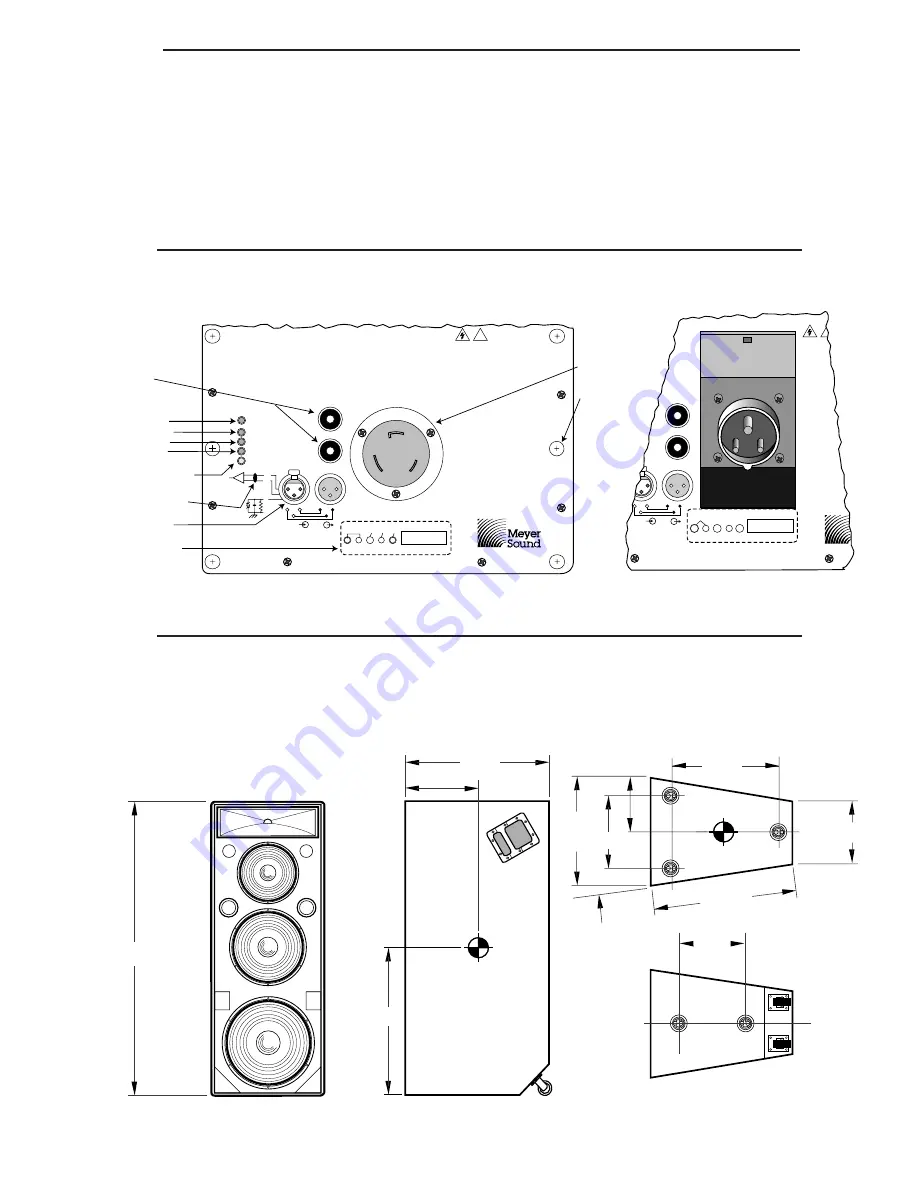 Meyer Sound Self-Powered Reinforcement Loudspeaker MTS-4 Operating Instructions Manual Download Page 3