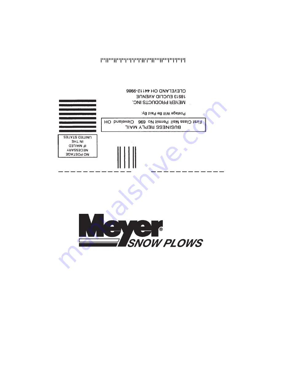 Meyer AG-10 Operation And Maintenance Manual Download Page 44