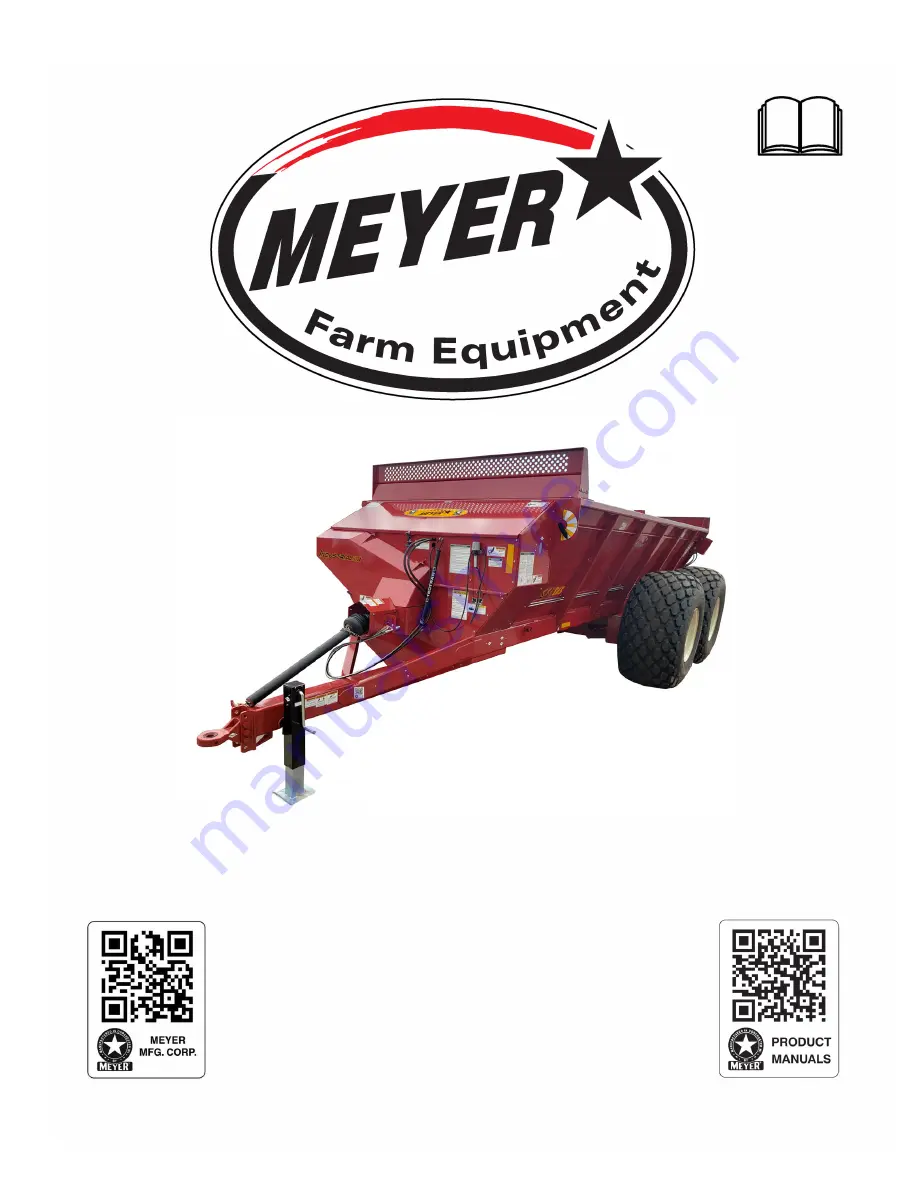 Meyer SXI 720 Owner/Operator’S Manual & Parts Book Download Page 1