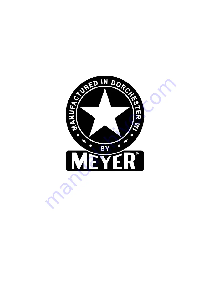 Meyer V-FORCE 7400 Series Operator And Parts Manual Download Page 8