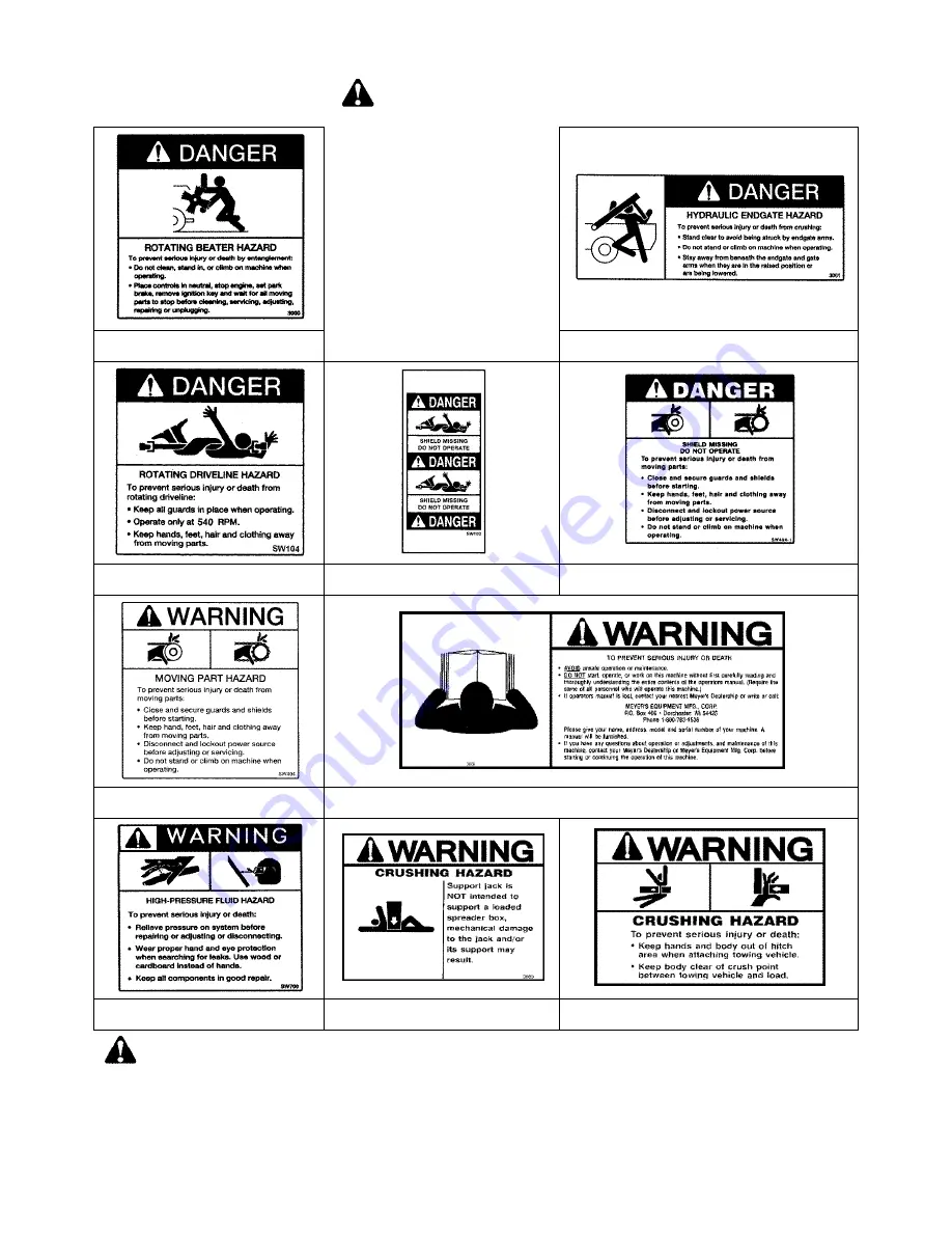 Meyer's 390 Tandem Instruction And Parts Book Download Page 6