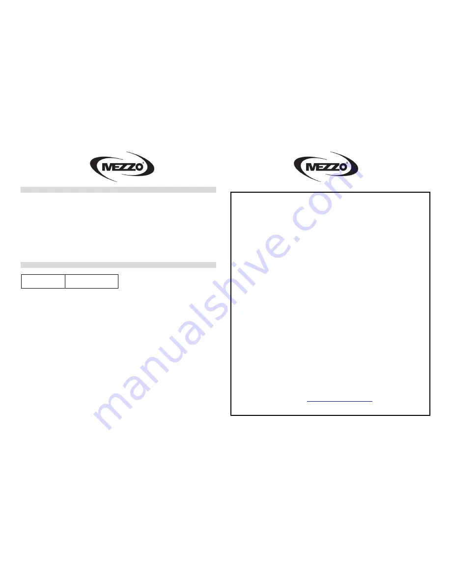 Mezzo SLC430 User Manual Download Page 5