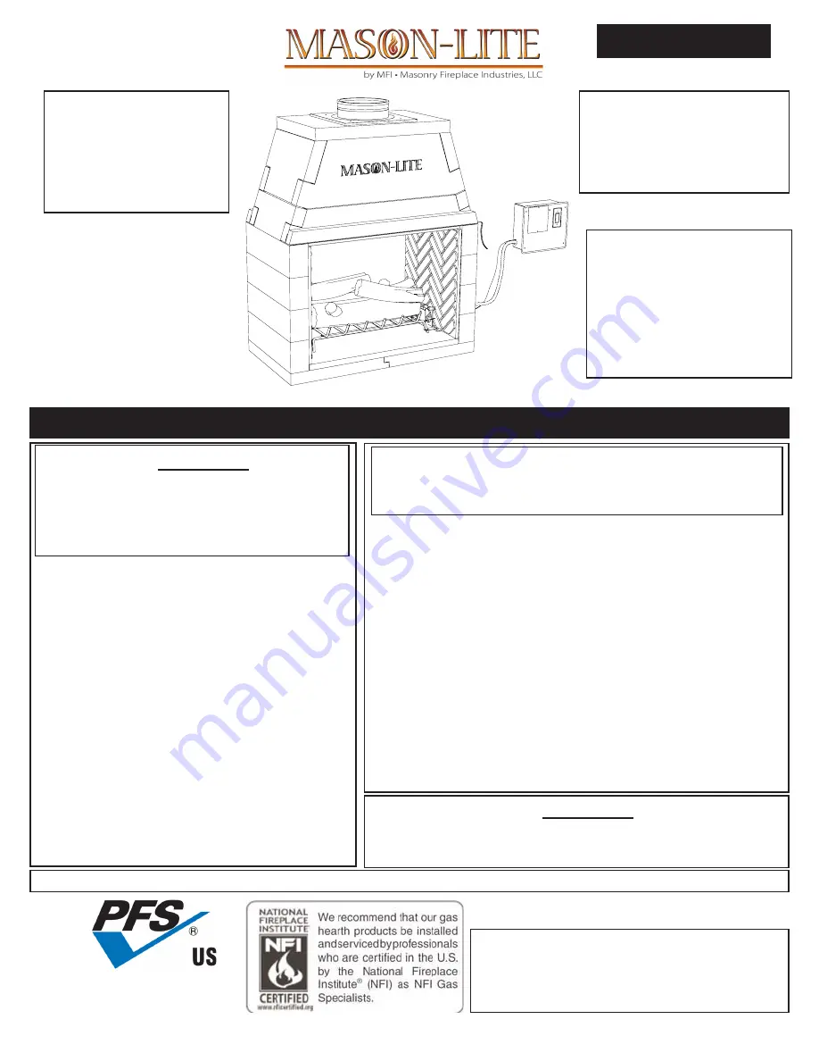 mFi Mason-Lite MGFPST-43A Скачать руководство пользователя страница 1