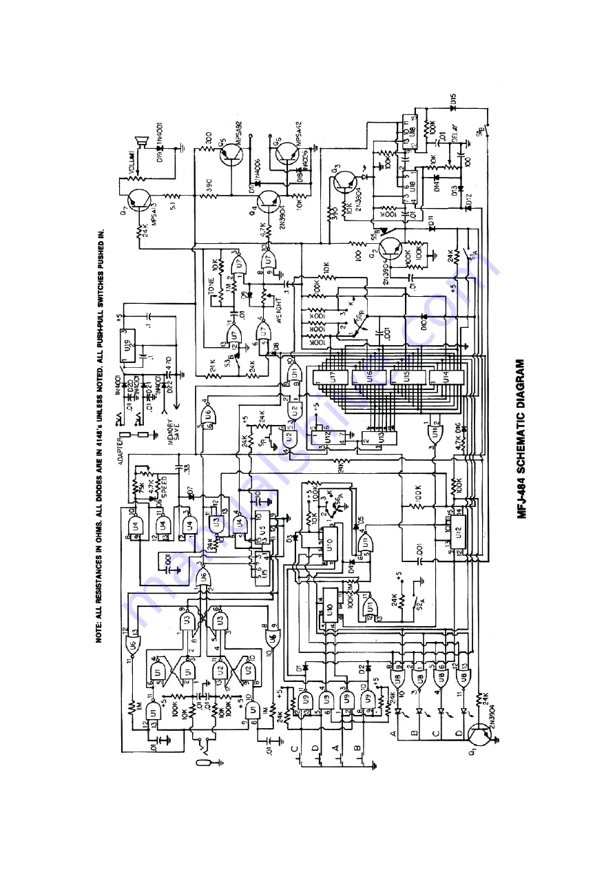 MFJ Enterprises Grandmaster MFJ-484 Owner'S Manual Download Page 6