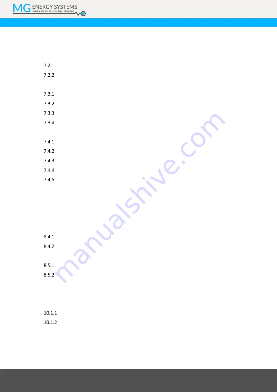 MG Energy Systems LFP Series Manual Download Page 4