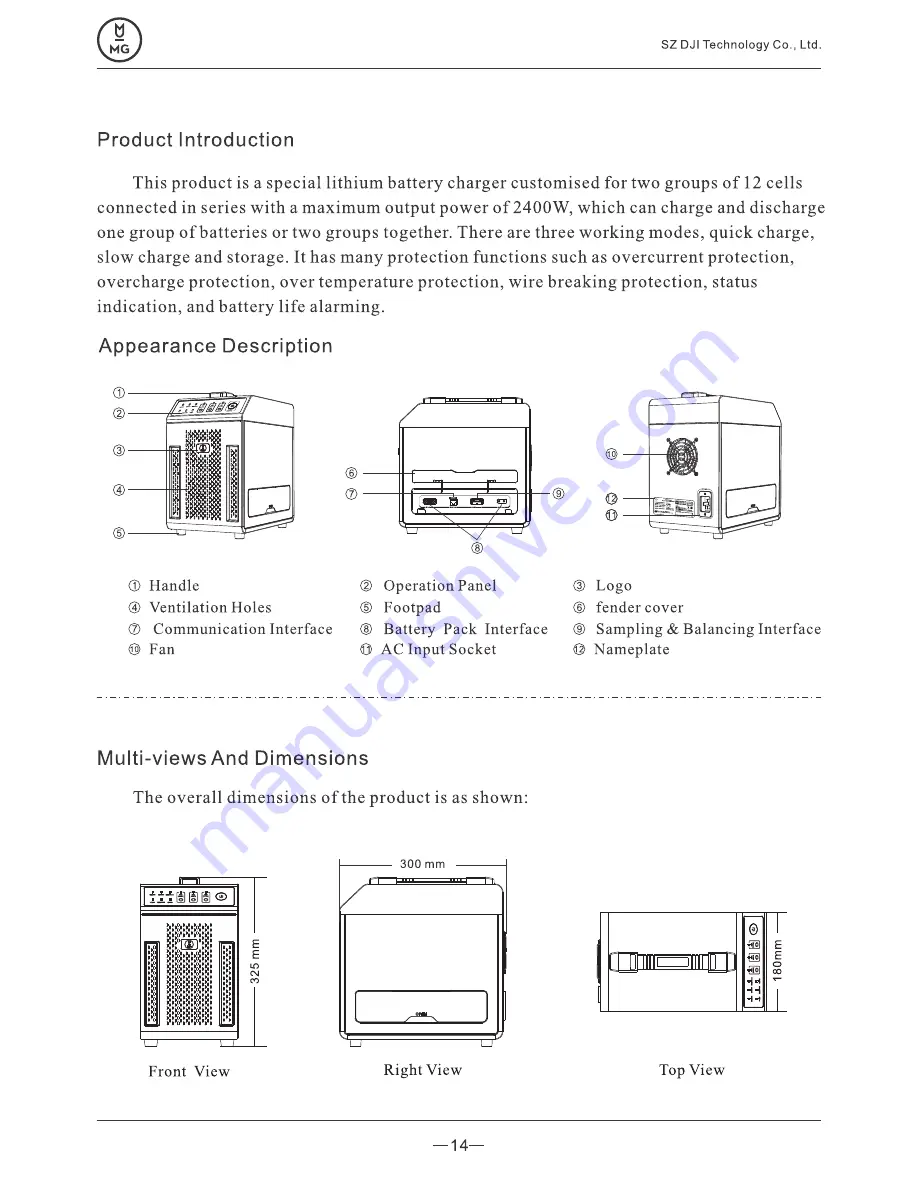 MG C03048D Instruction Manual Download Page 15