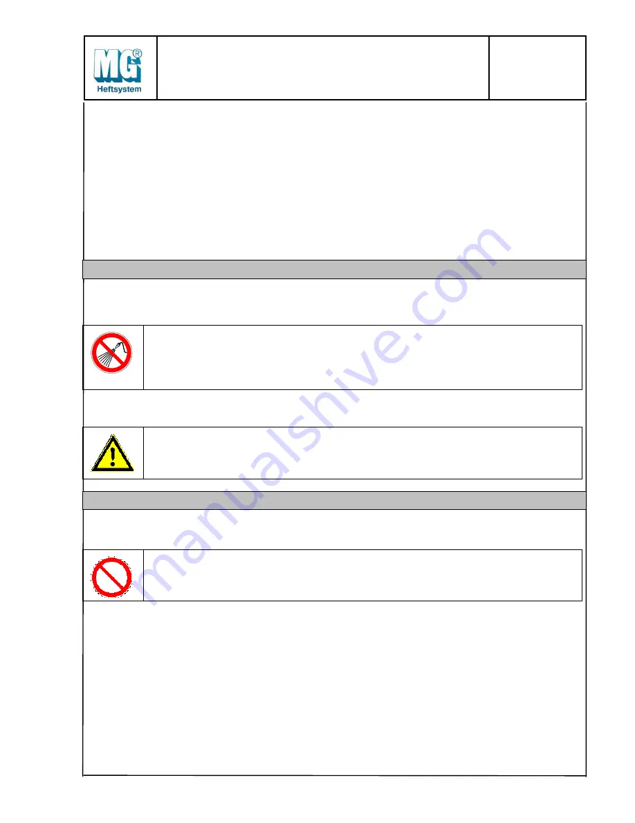 MG TOP B P User Manual Download Page 7