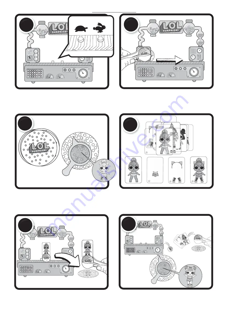 MGA Entertainment LOL Surprise Fashion Factory 555117 Quick Start Manual Download Page 3