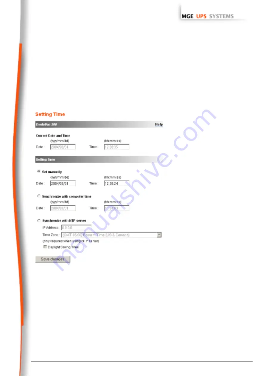 MGE UPS Systems Environment Sensor 66846 User Manual Download Page 44